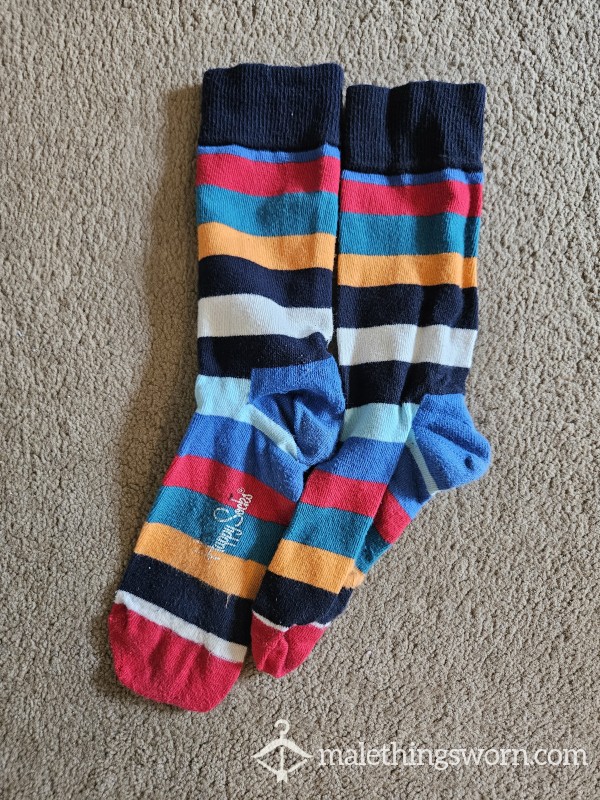 Striped Happy Socks