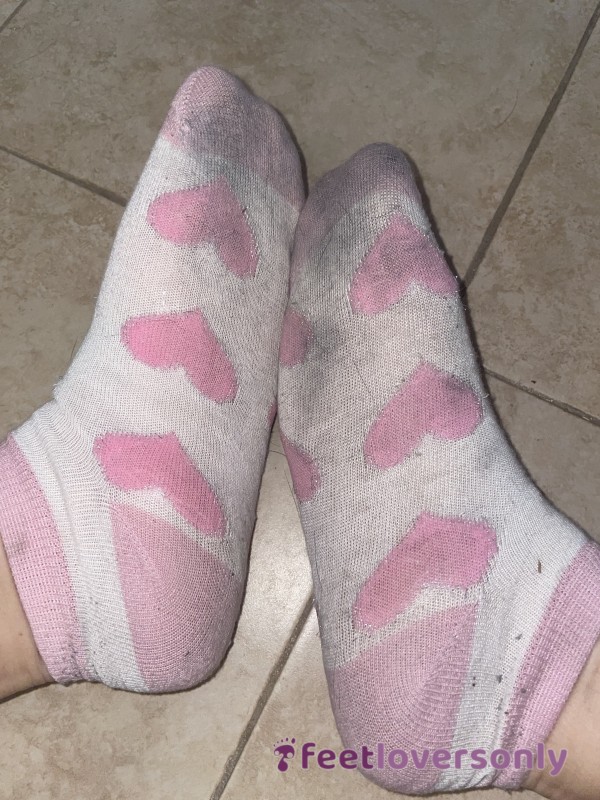 Surprise Pair Cute 3-4 Day Wear Stinky Smelly, Worn In Socks