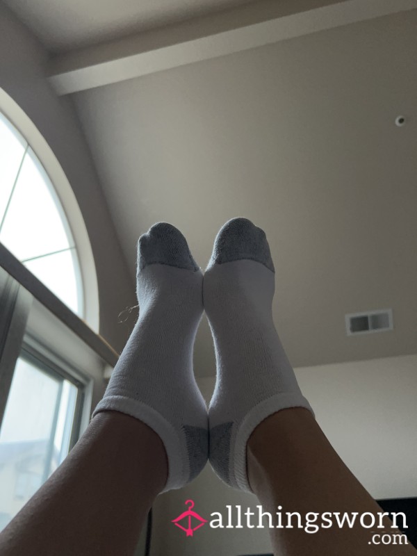 Sweaty Dirty White Socks