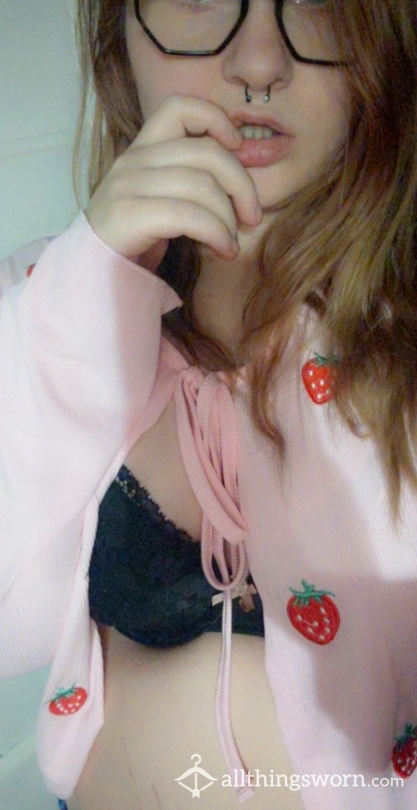 Sweet Strawberry Cardigan