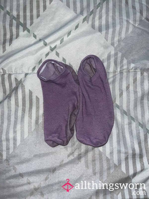 Tahari Purple Socks