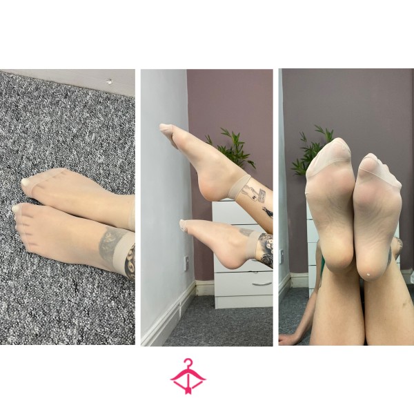 Tan Nylon Socks