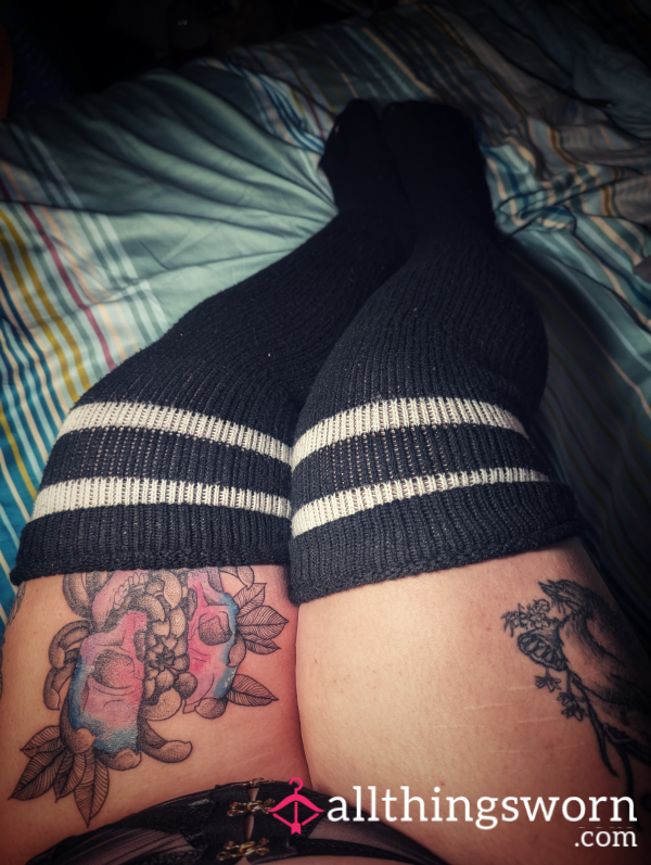 Thigh High Socks - Worn For 24hrs