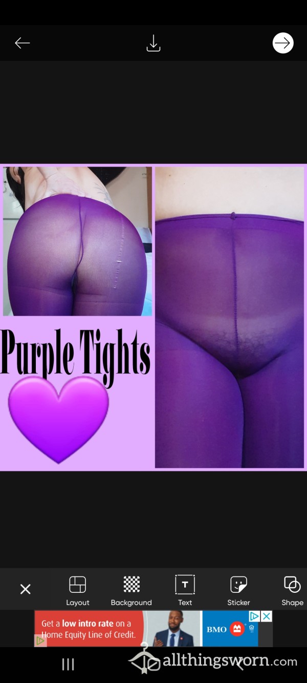 Tight Purple Tights