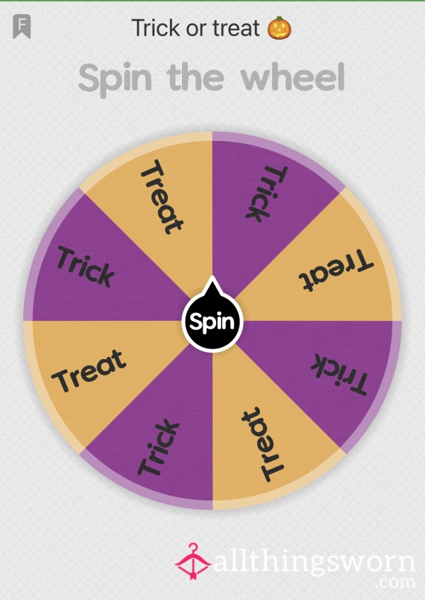 Trick Or Treat Spin The Wheel 🎃