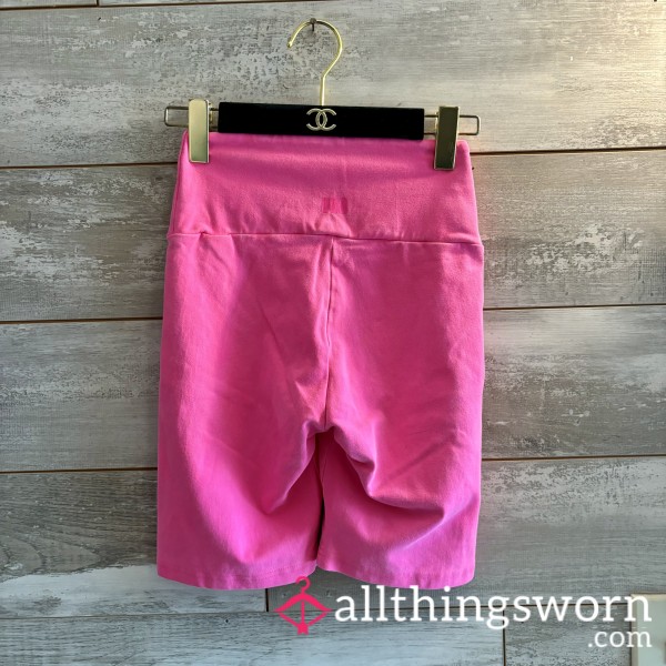 UGG Rilynn Organic Cotton Neon Pink Biker Shorts