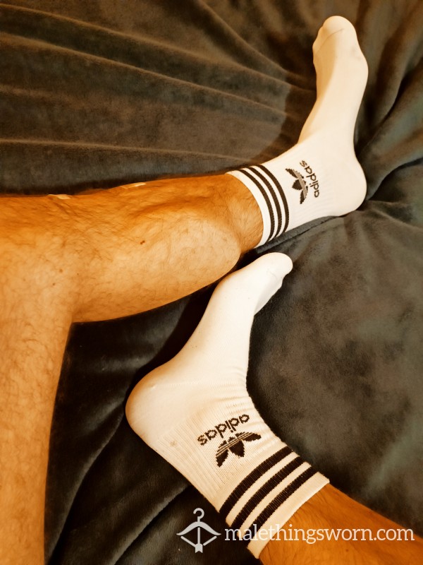 High Adidas White Socks
