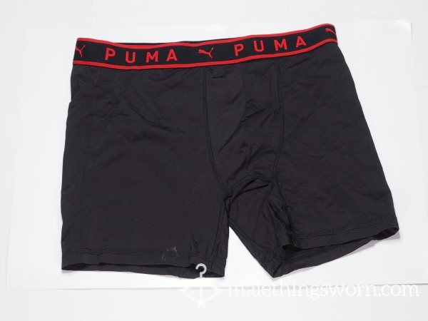 Used C*m Stained Puma Athletic Boxer Briefs