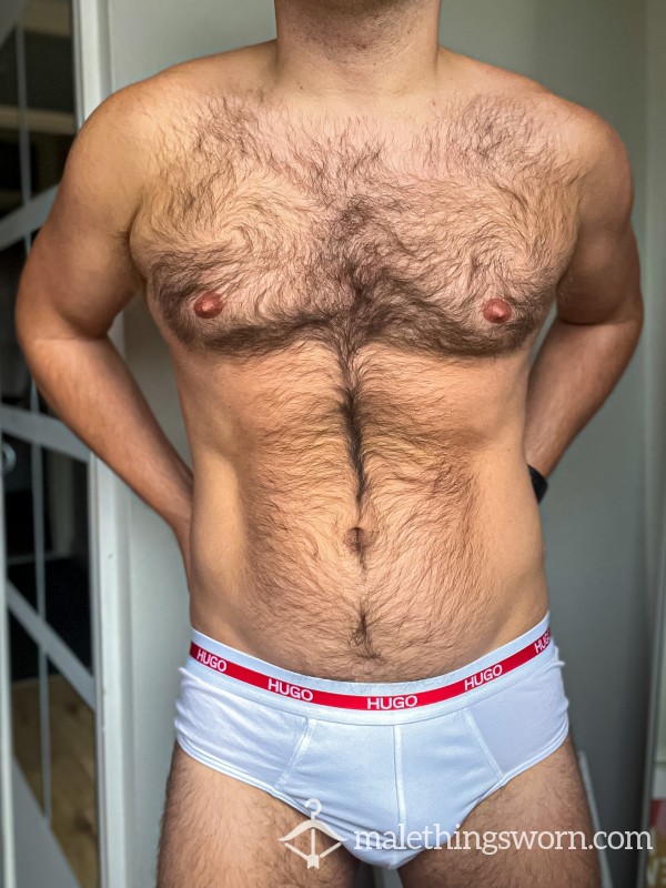 Used HUGO Boss Briefs (White)