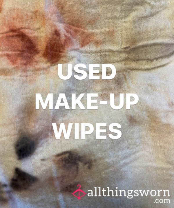 Used Make-Up Wipes