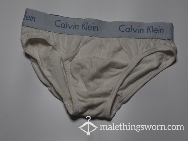 Used Scented Calvin Klein White Briefs