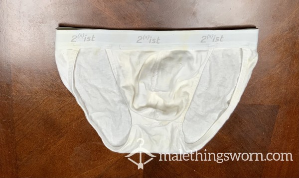 Used White 2xist Sports Brief