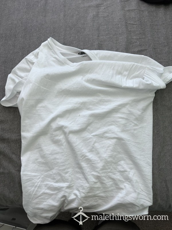 Used White T Shirt