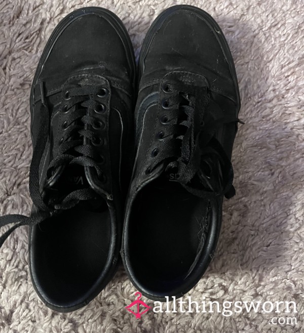 💗SOLD💗🖤 Very Stinky & Worn Work Vans ♡ Size 5 UK ♡ Includes 3 Minute Video & Photo-Set