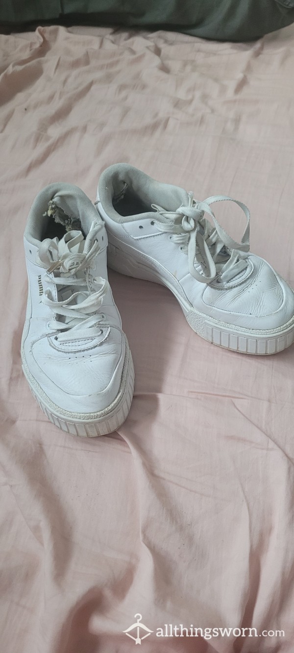 Very Well Worn White Sneakers