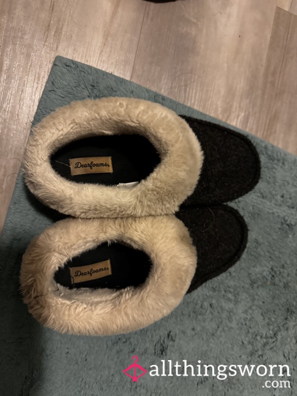 Very Worn Down Slippers