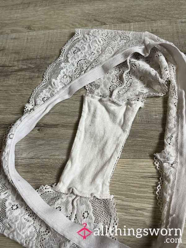 Very Worn Panties With Discolour