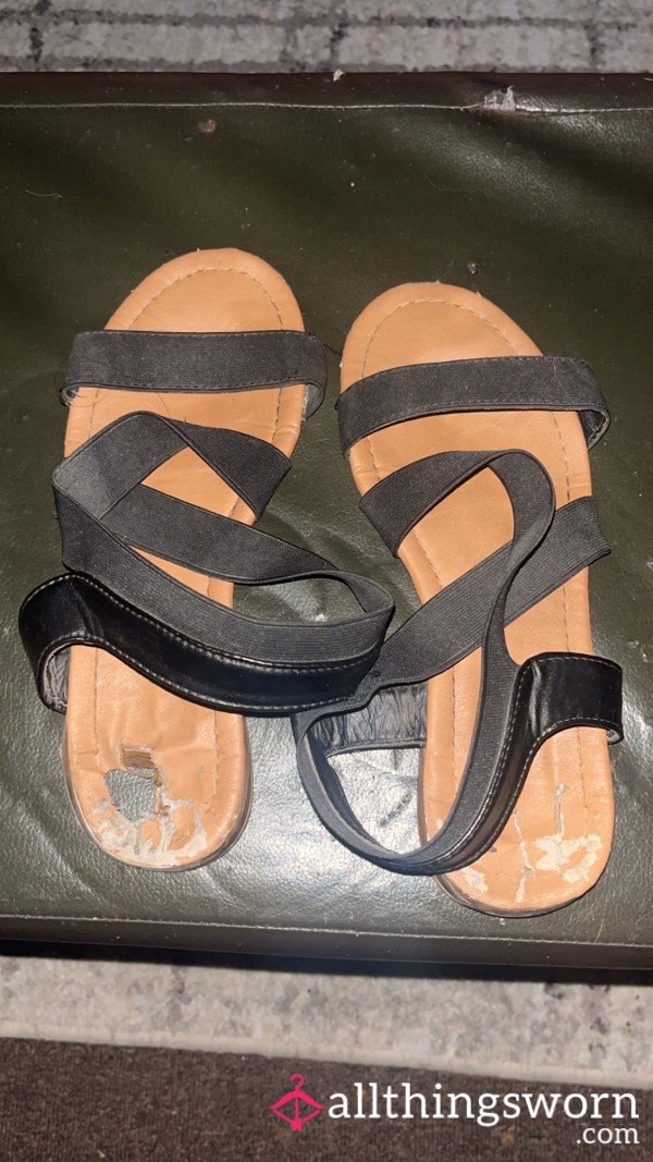 Very Worn Work Sandals