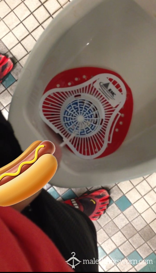 Watch Me Pi*s At The Gym Urinal