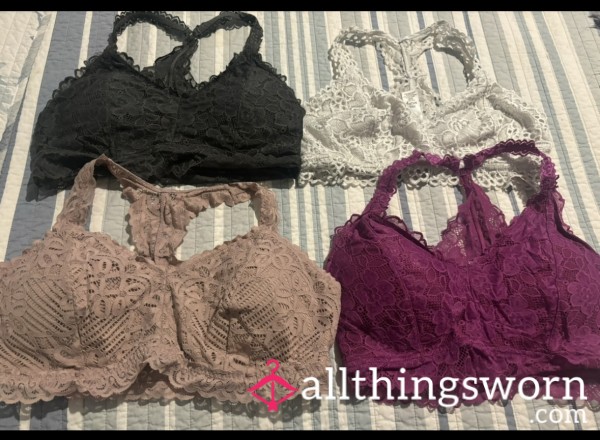 Well Loved Lace Bralettes