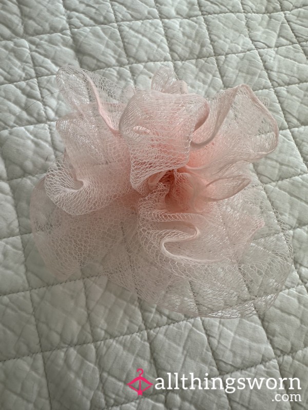 Well Used Pink Loofah