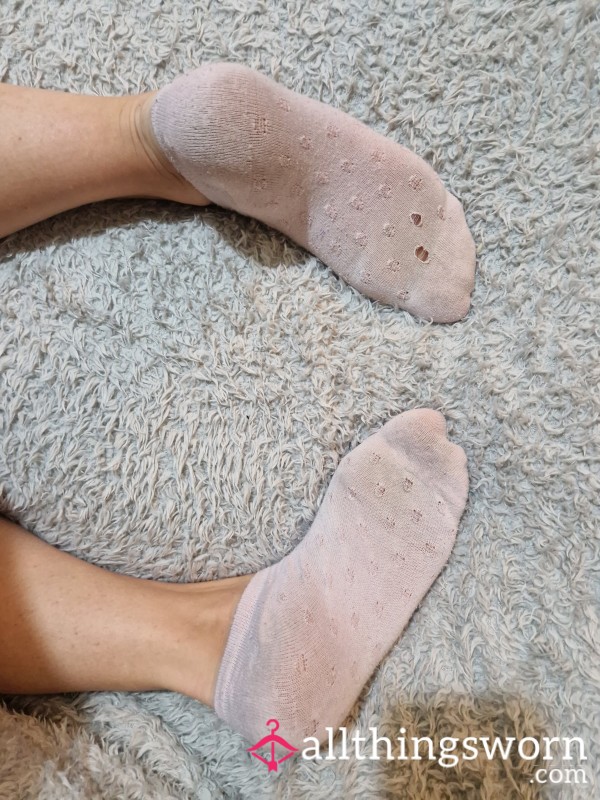 Well Worn Holey Trainer Socks