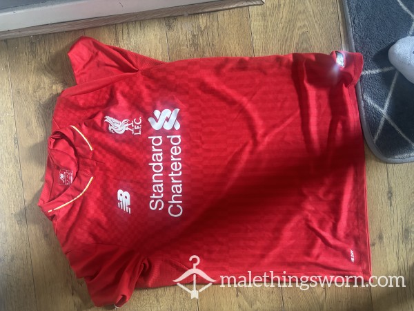 Well Worn Liverp**l Football Shirt