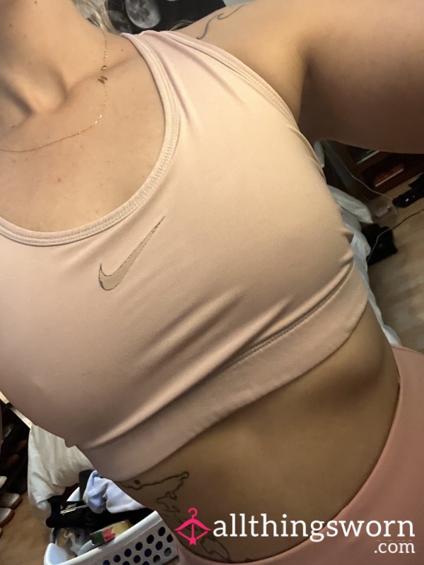 Well Worn Nike Pink Sports Bra