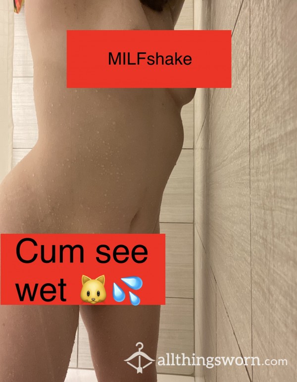 Wet Pu**y & Pierced T*ts Pic | Shower Nude