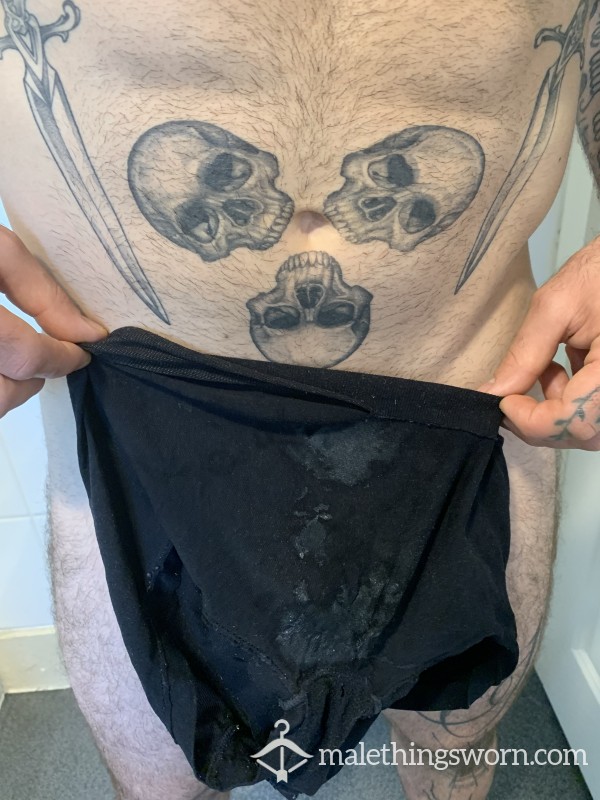 Wet, Used Underwear Covered In C*m