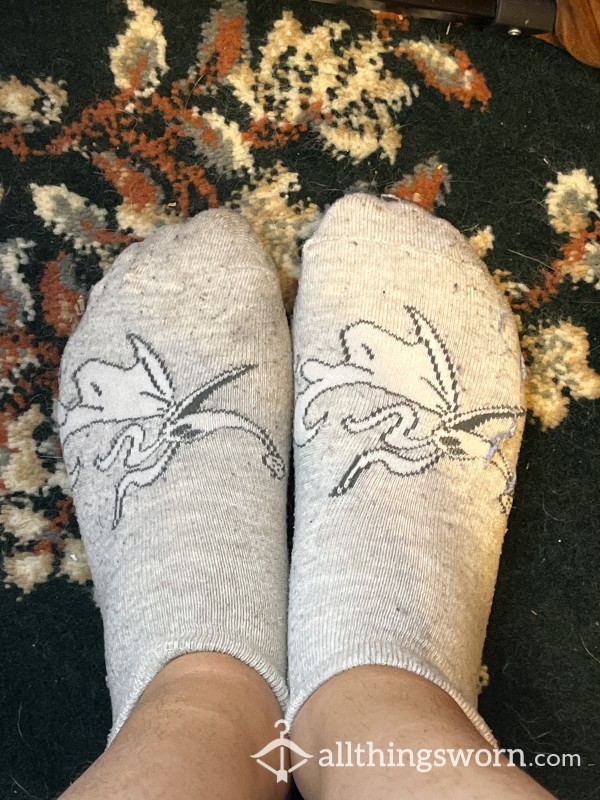 🇺🇸 White Ankle Socks With Zero From TNMBC