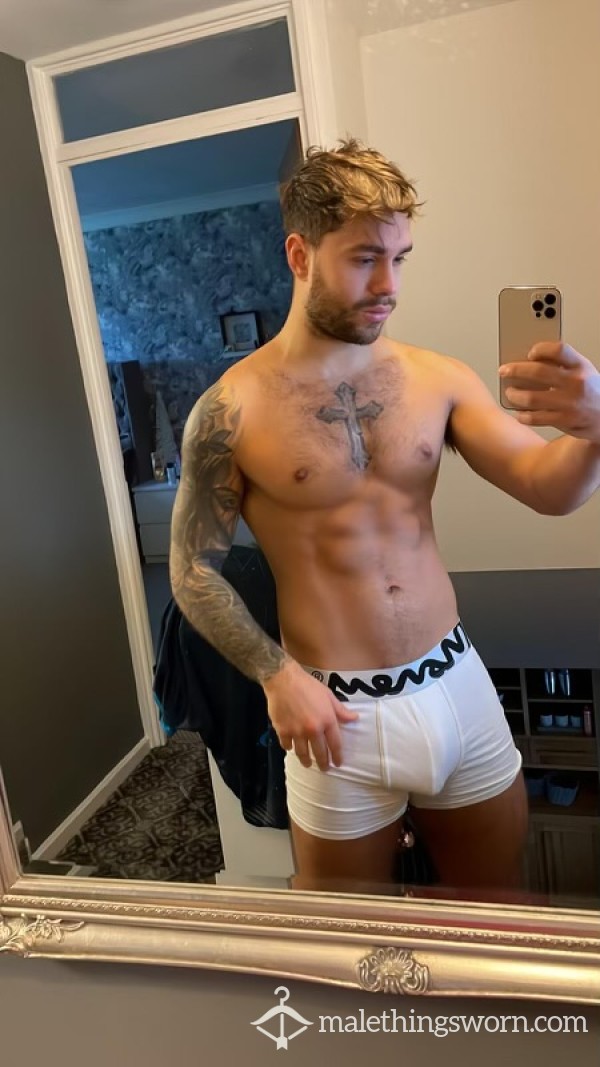 White Armani Boxers