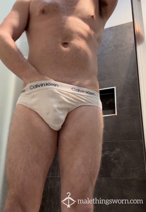 White Dirty CK Jocks