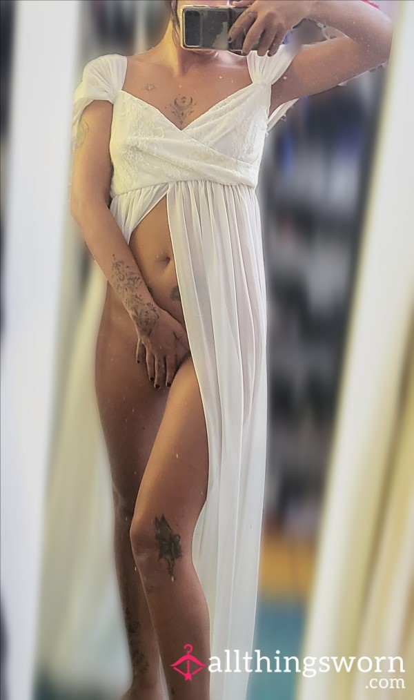 White Godess Lingerie Gown