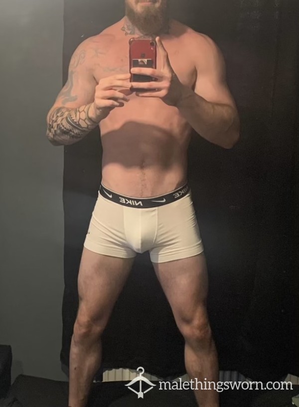 White Nike Boxers