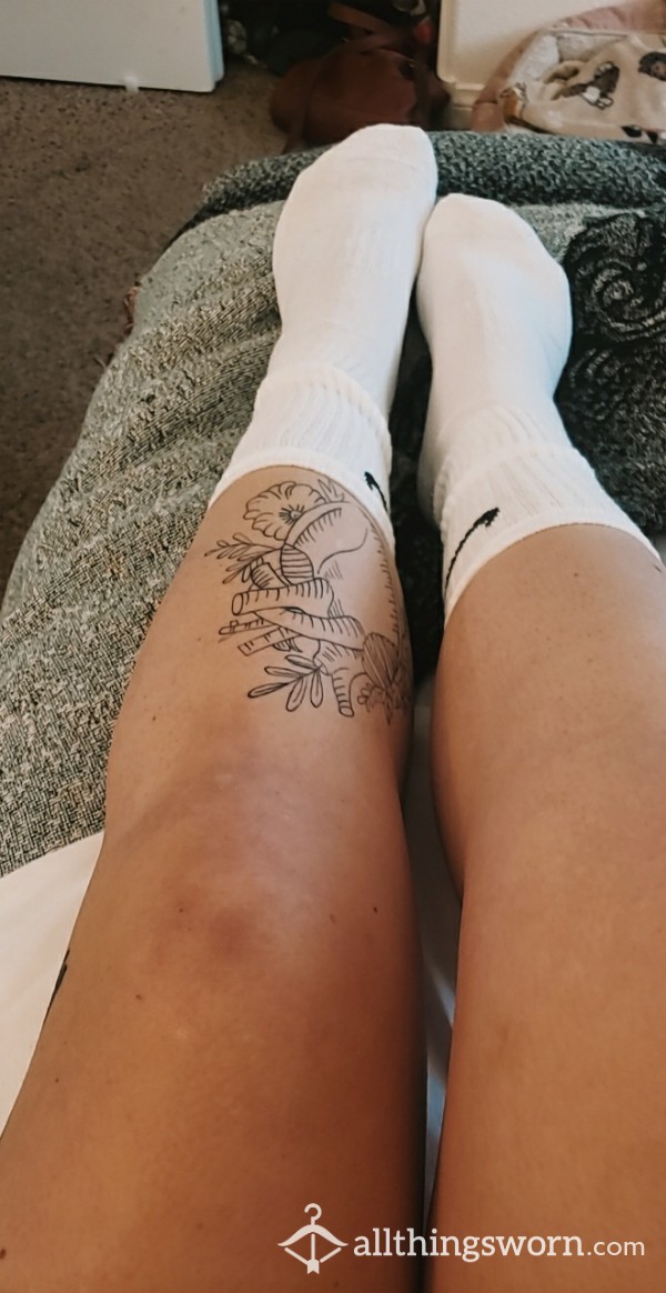 White Nike Gym Socks