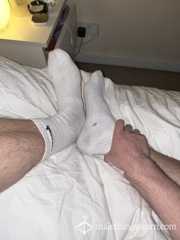 White Nike Socks - Sweaty And Dirty