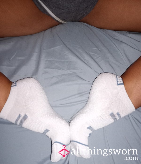 White Puma Ankle Socks