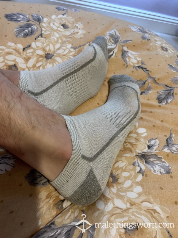 White Trainer Gym Socks