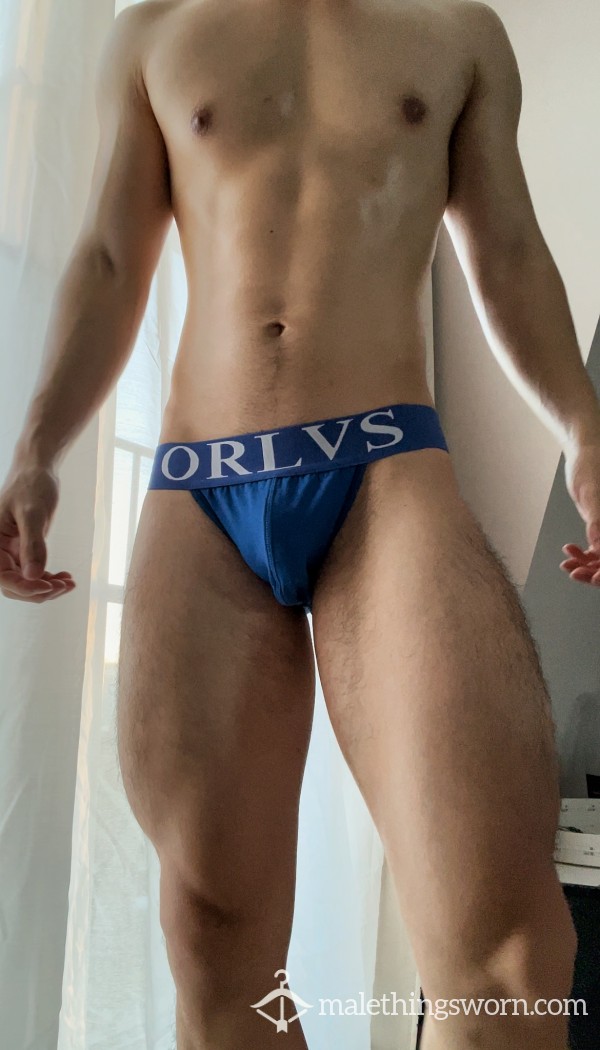 Worn Orlvs Blue Jockstrap