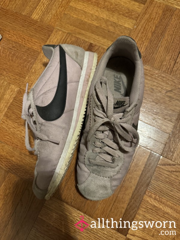 Worn Out Pink Nike Cortez