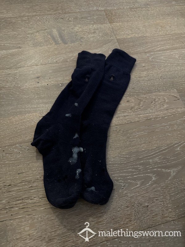 Worn Socks With A Shot Of…